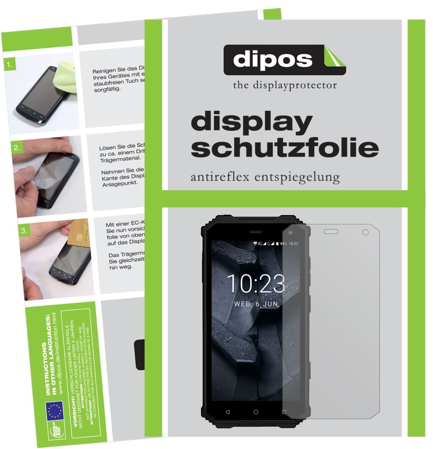 1x Schutzfolie matt für Prestigio Muze G7 Display- (2)