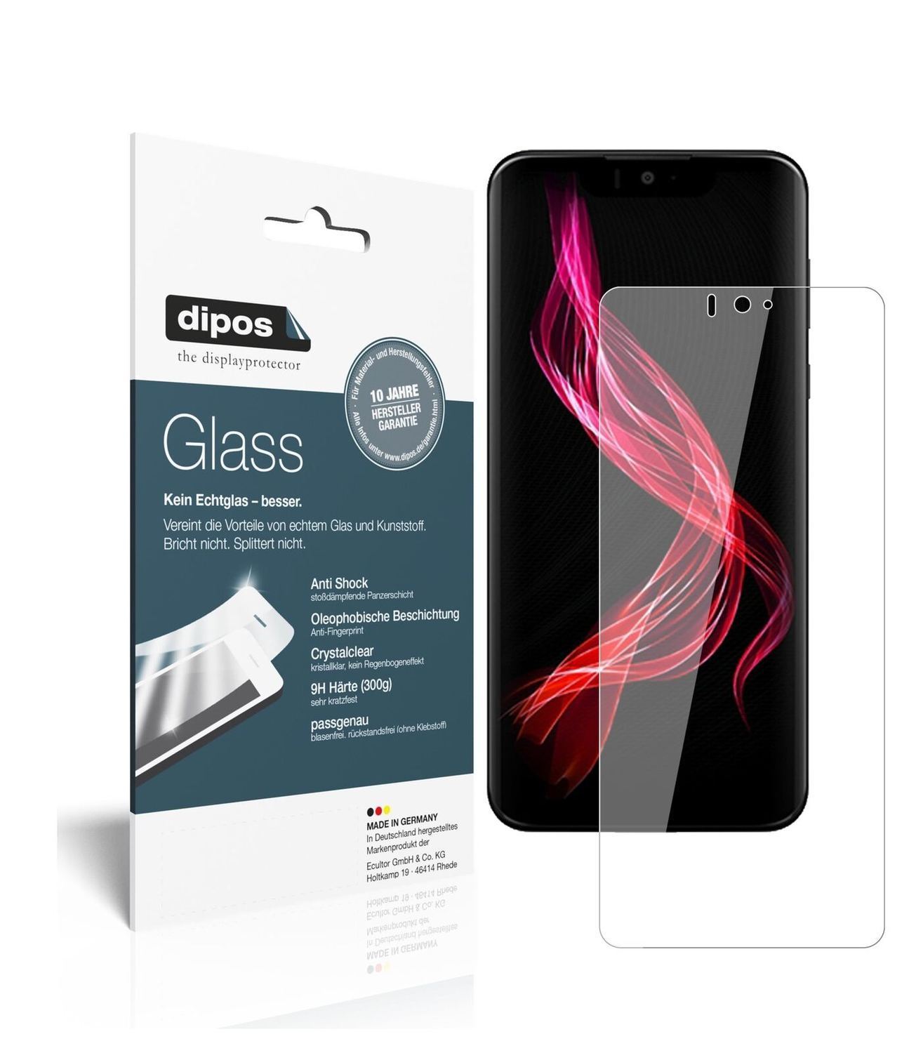 1x 9H Schutzfolie für Sharp Aquos Zero Panzerfolie (2)