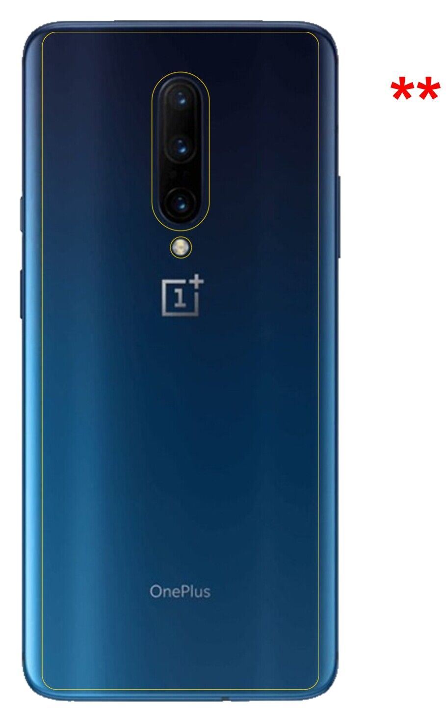 1x 9H Schutzfolie für OnePlus 7 Pro Rückseite Panz (9)