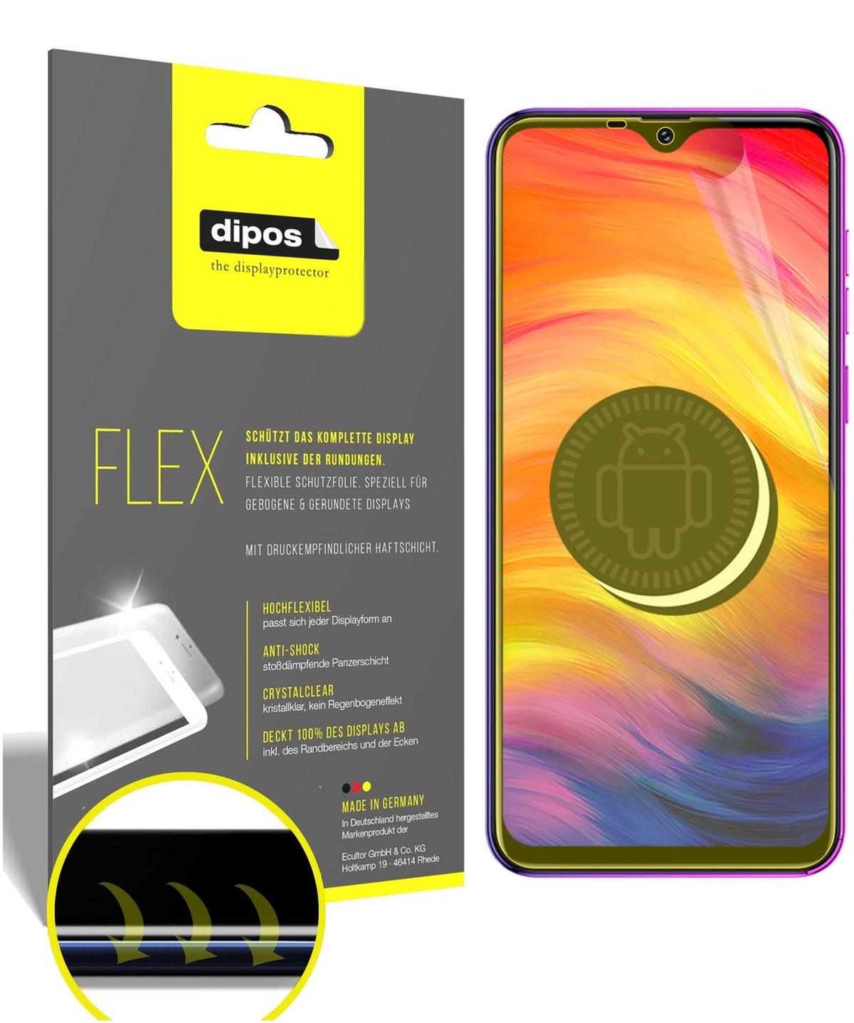 3x 3D Full Cover Schutzfolie für Ulefone Note 7 (1)