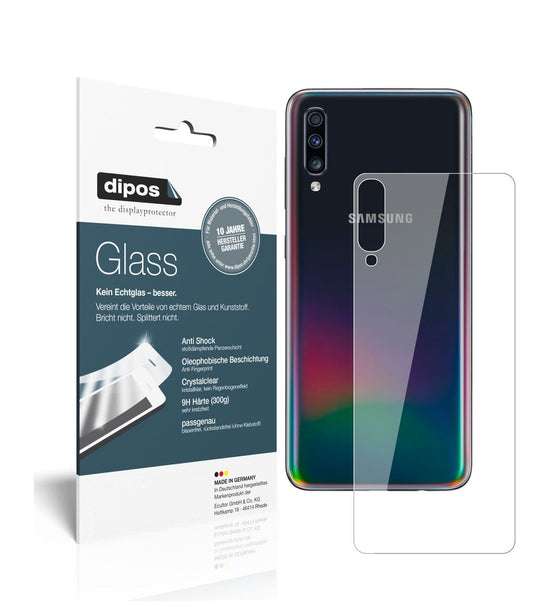 2x 9H Schutzfolie für Samsung Galaxy A70 Rückseite (1)
