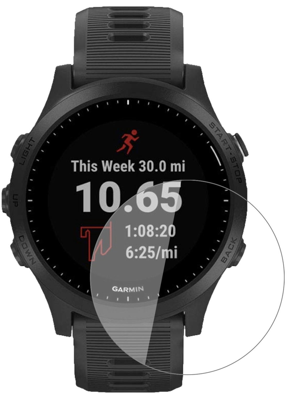 2x 9H Schutzfolie für Garmin Forerunner 245 Panzer (2)