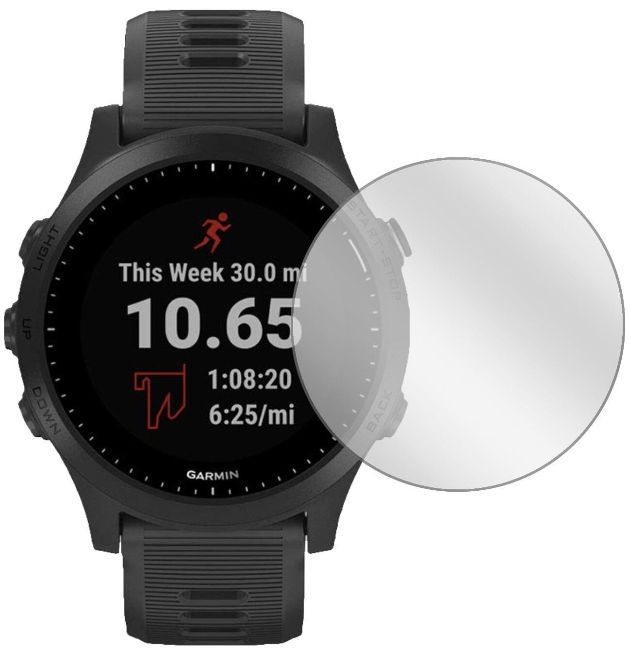 6x Schutzfolie klar für Garmin Forerunner 245 Disp (2)