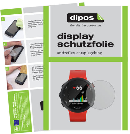 6x Schutzfolie matt für Garmin Forerunner 45 S Dis (1)