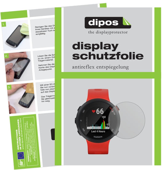 6x Schutzfolie matt für Garmin Forerunner 45 S Dis (1)