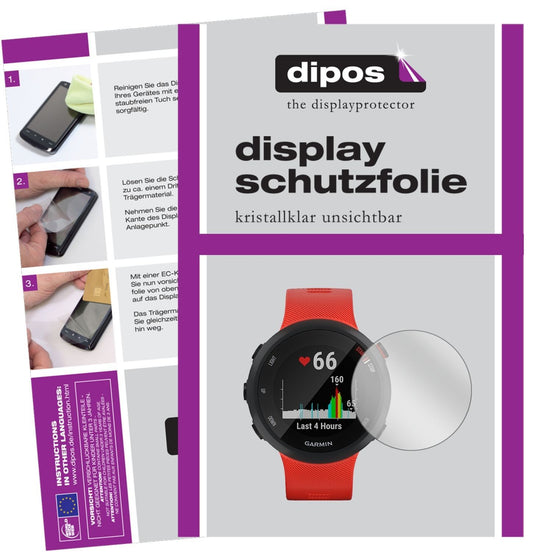 6x Schutzfolie klar für Garmin Forerunner 45 S Dis (1)