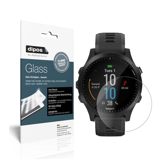 2x 9H Schutzfolie matt für Garmin Forerunner 945 P (1)