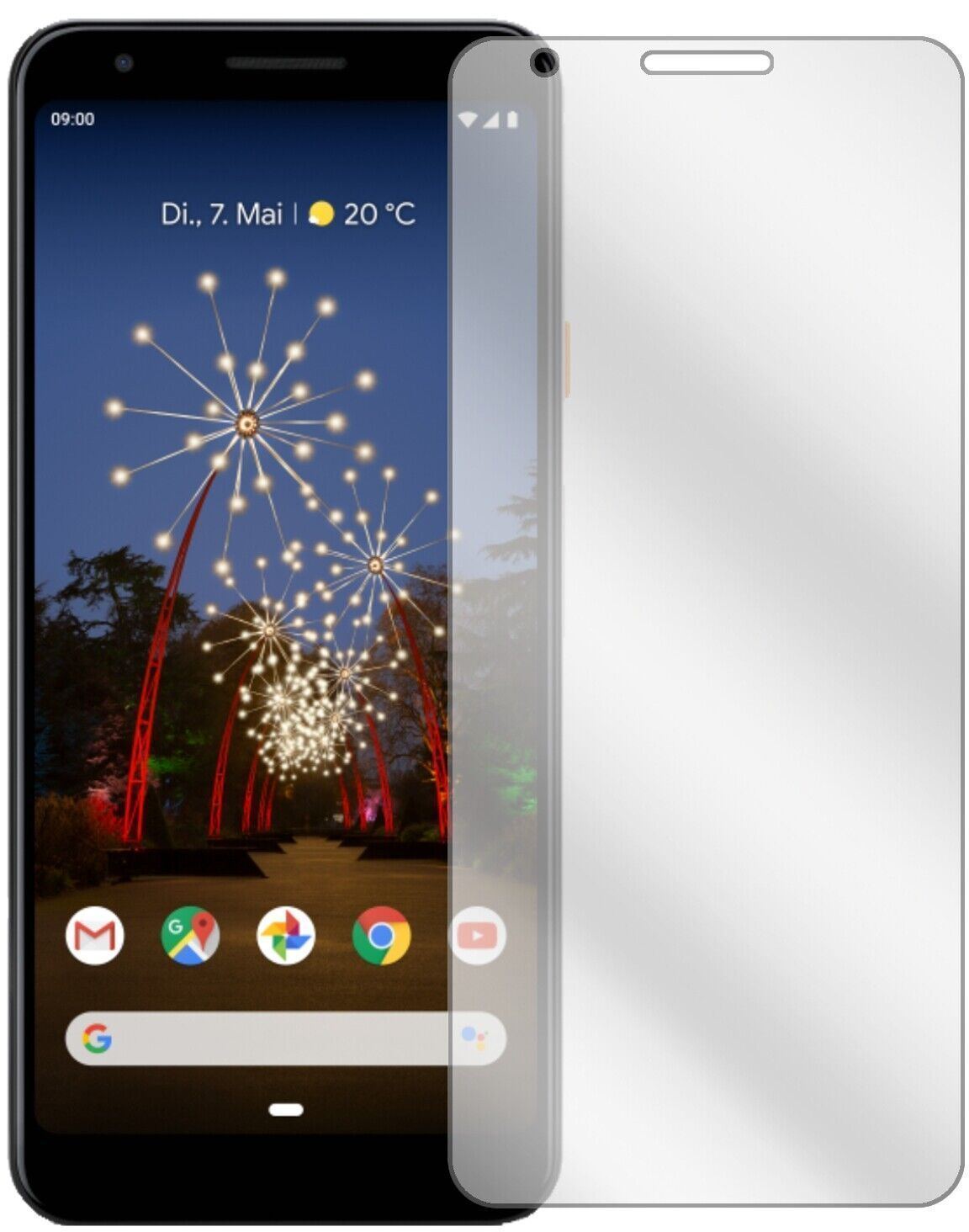 5x Schutzfolie klar für Google Pixel 3a Display-Sc (1)