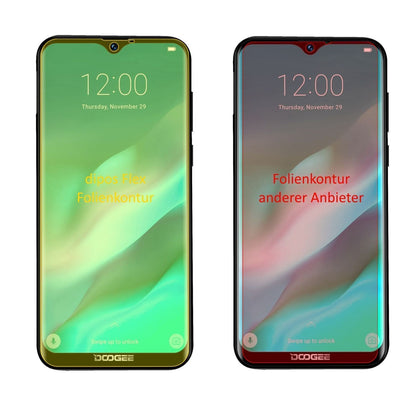 3x 3D Full Cover Schutzfolie für Doogee X90 (2)