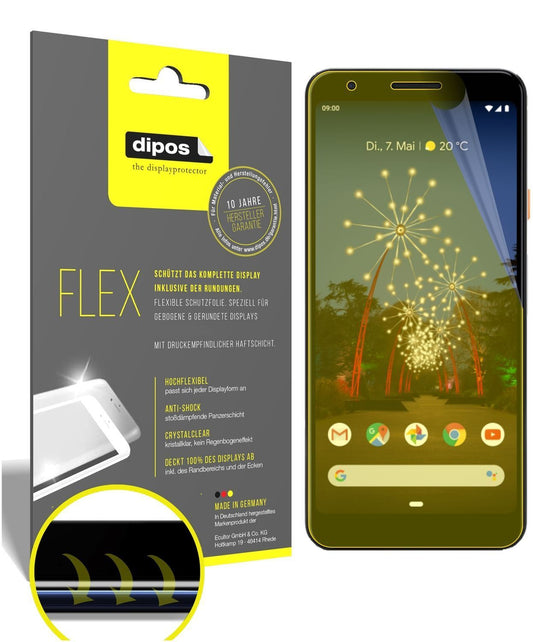 3x 3D Full Cover Schutzfolie für Google Pixel 3a X (1)