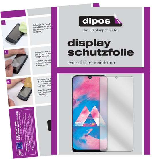 6x Schutzfolie klar für Samsung Galaxy M30 Display (1)