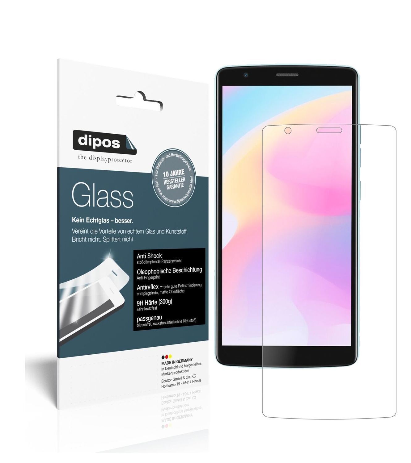 1x 9H Schutzfolie matt für Blackview A20 Pro Panze (2)