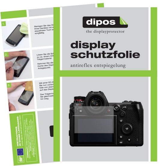 2x Schutzfolie matt für Panasonic Lumix S1R Displa (1)
