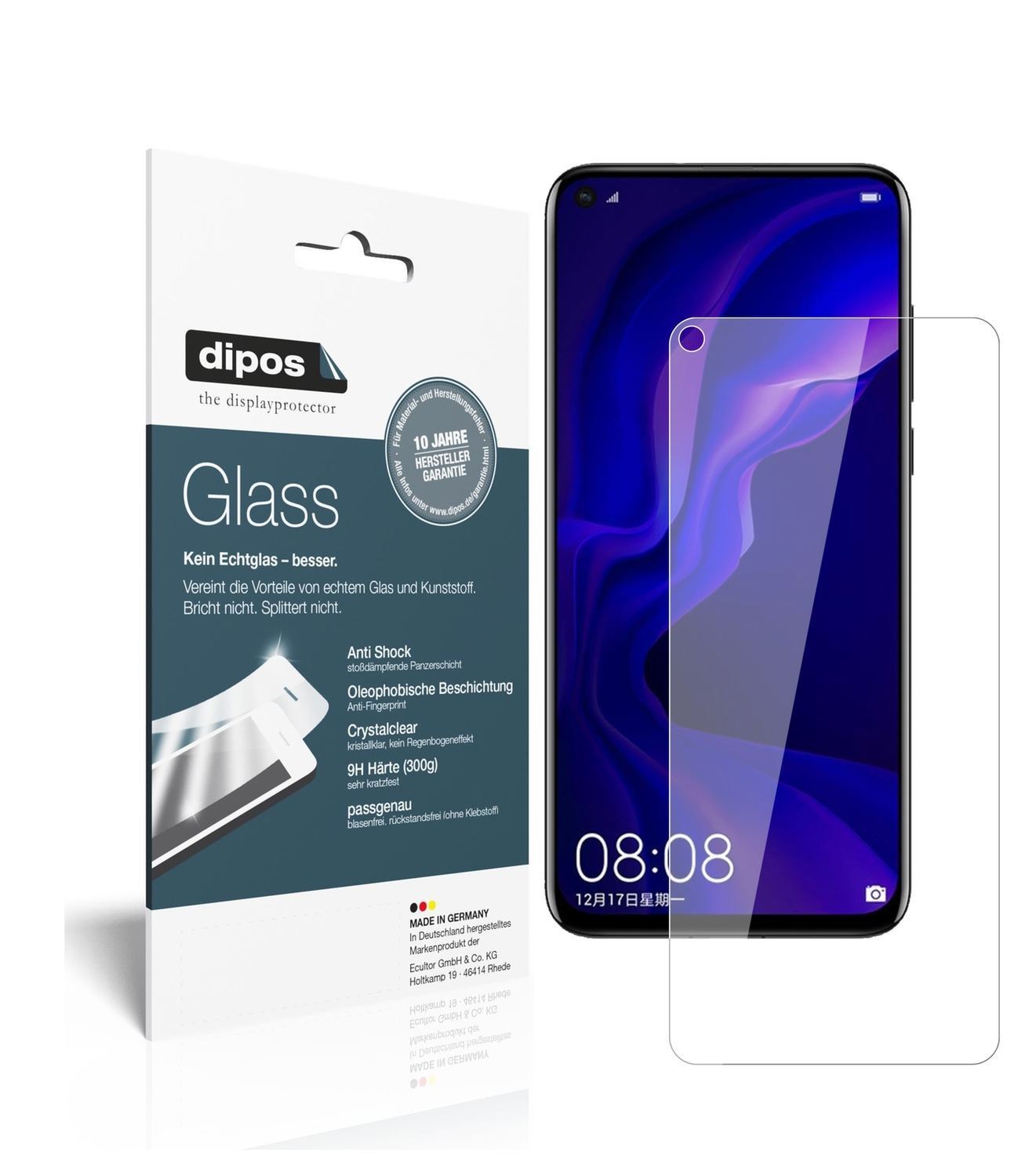 2x 9H Schutzfolie für Huawei Nova 4 Panzerfolie (1)
