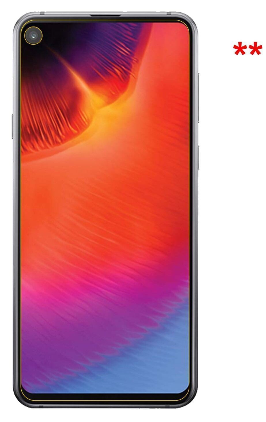Blickschutzfolie für Samsung Galaxy A8s matt Schut (5)