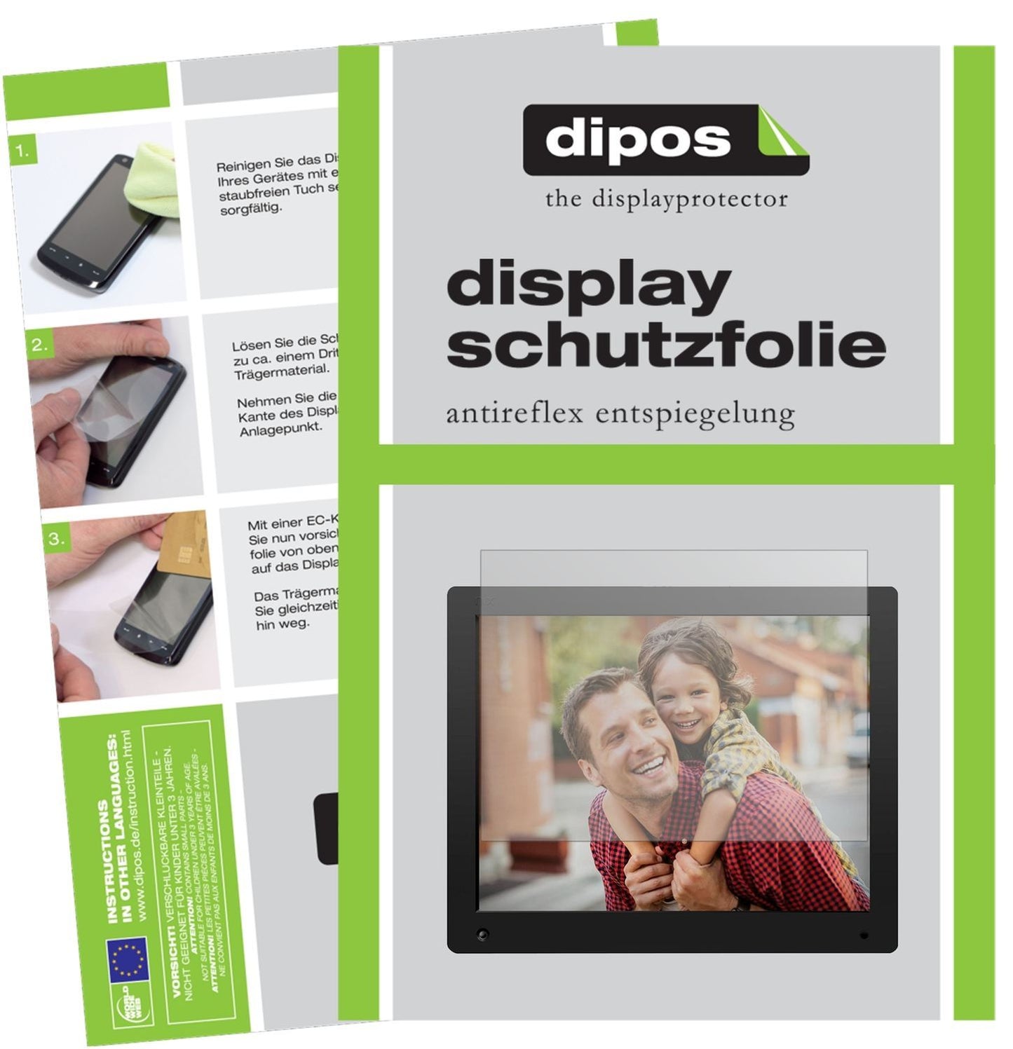 2x Schutzfolie matt für NIX Advance 15 Zoll Displa (1)