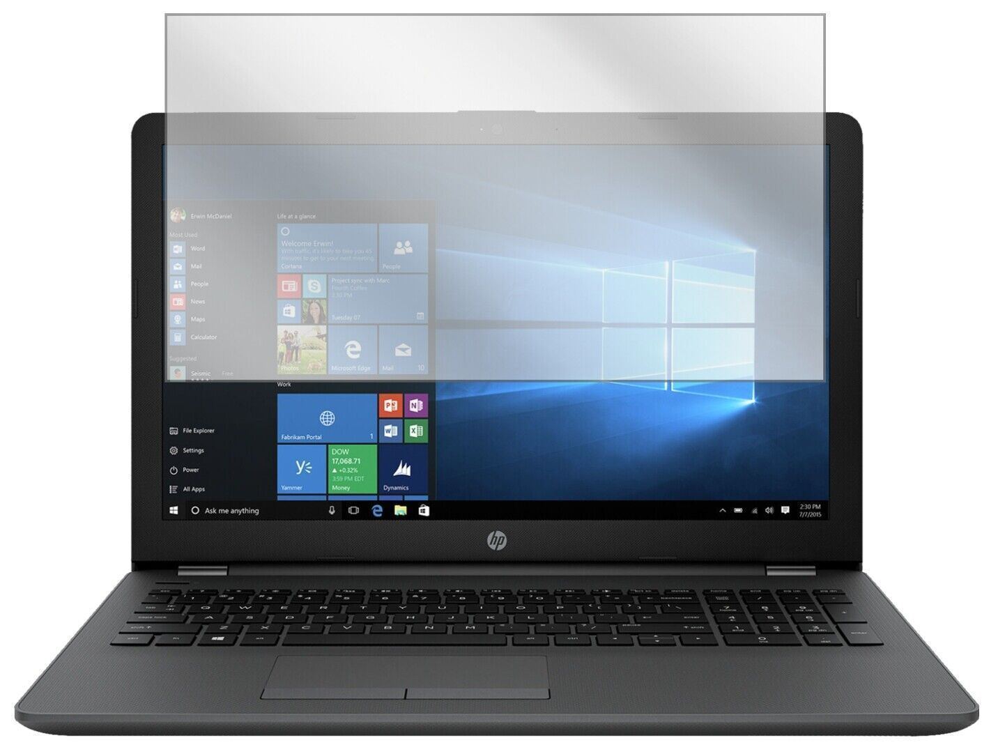 1x Schutzfolie klar für HP 250 G6 15.6 Zoll Displa (1)