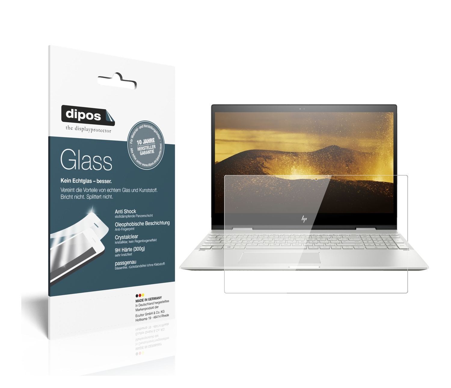 2x 9H Schutzfolie für HP Envy X360 13.3 Zoll Panze (1)