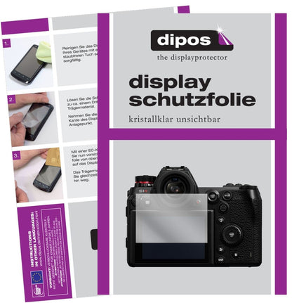 5x Schutzfolie klar für Panasonic Lumix S1 Display (2)