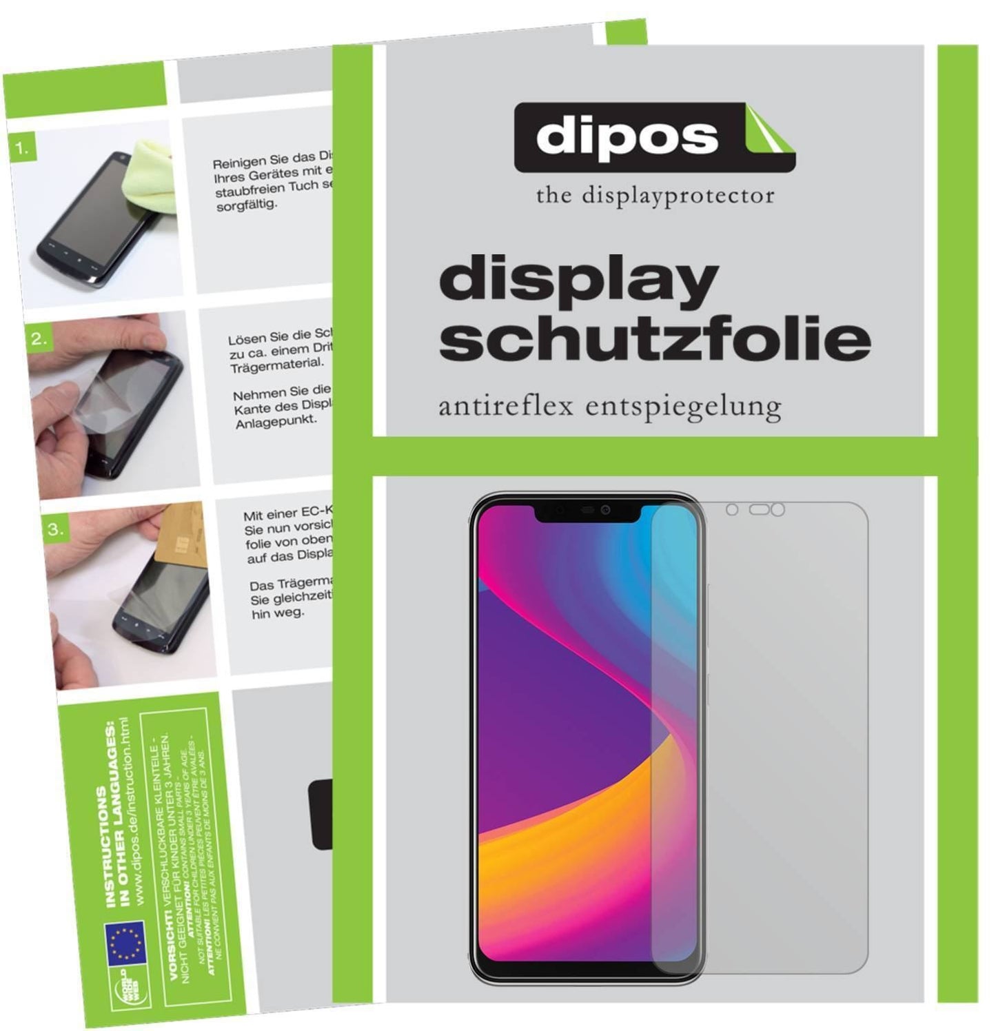 5x Schutzfolie matt für Panasonic Eluga X1 Pro Dis (2)