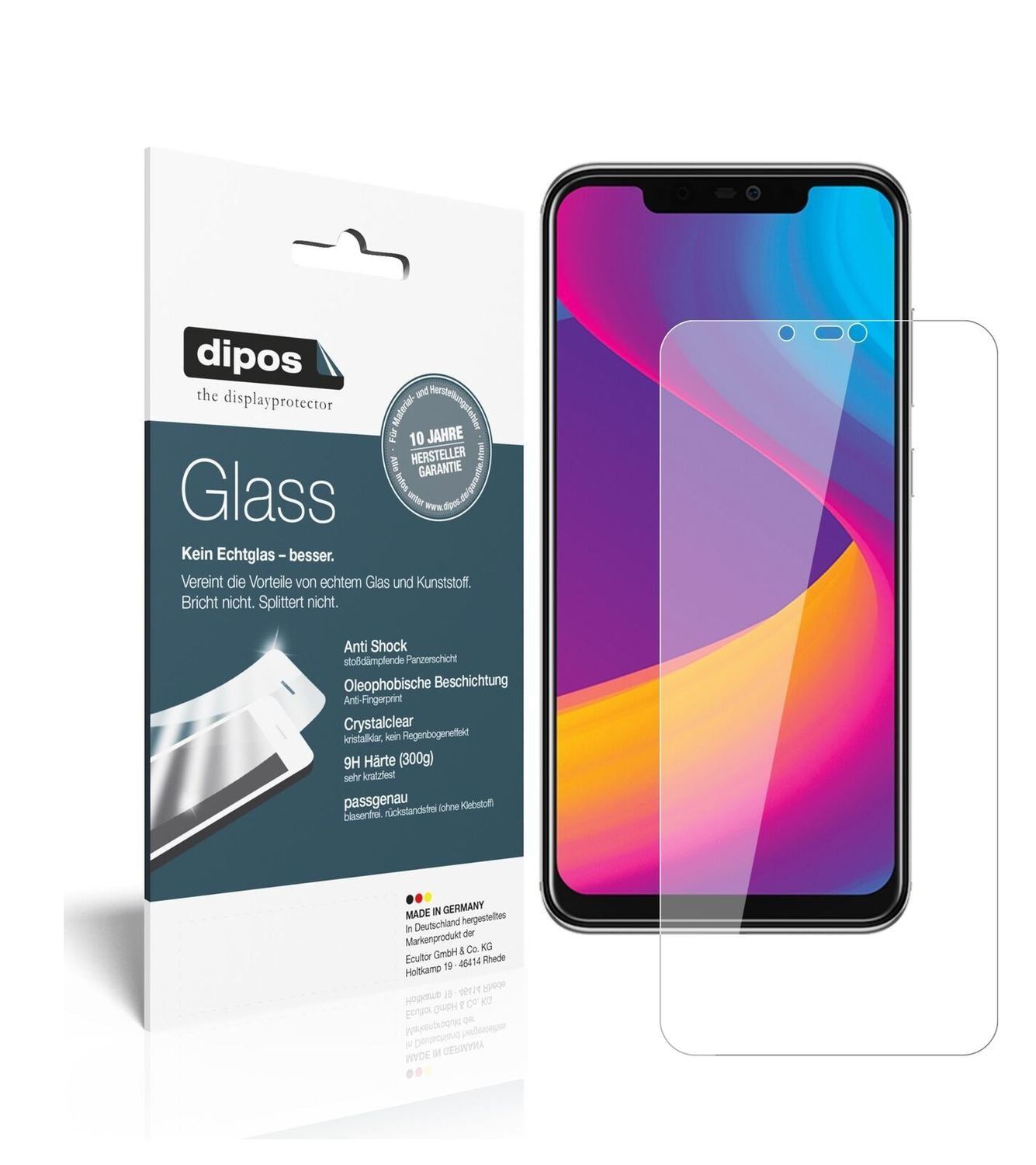 1x 9H Schutzfolie für Panasonic Eluga X1 Panzerfol (2)