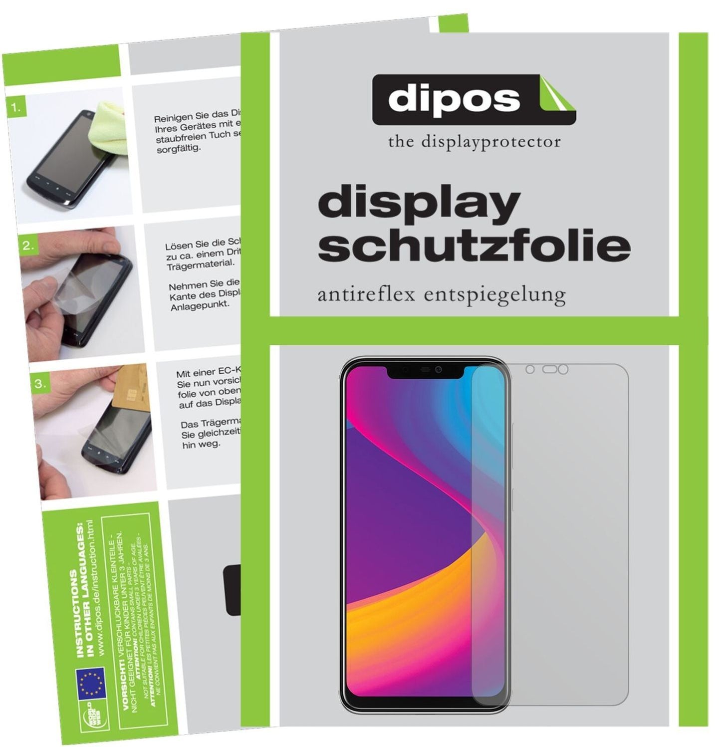 5x Schutzfolie matt für Panasonic Eluga X1 Display (2)