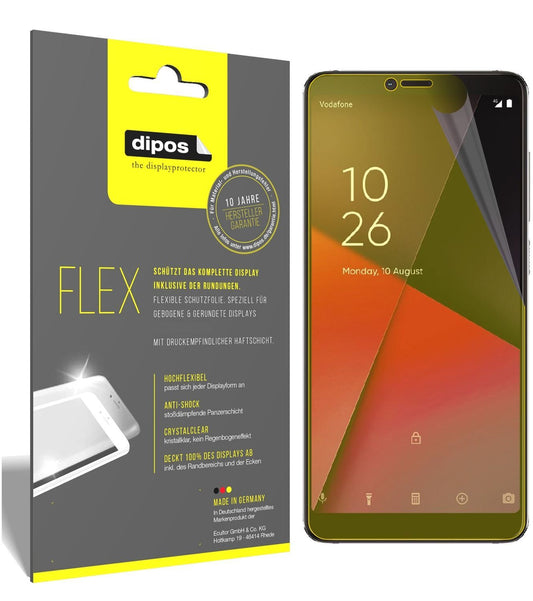 3x 3D Full Cover Schutzfolie für Vodafone Smart X9 (1)