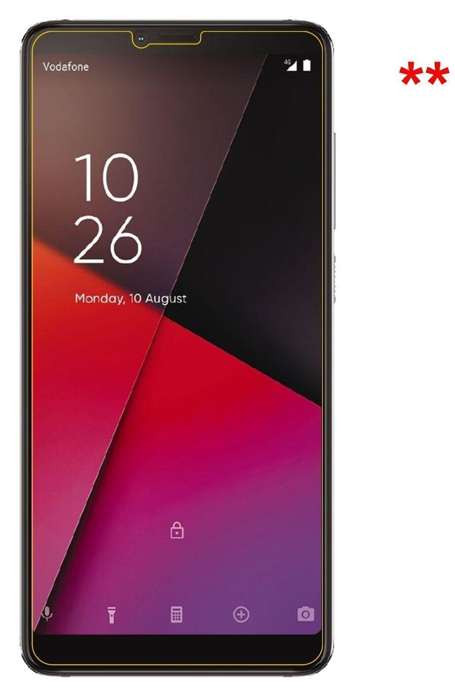 6x Schutzfolie matt für Vodafone Smart X9 Display- (6)