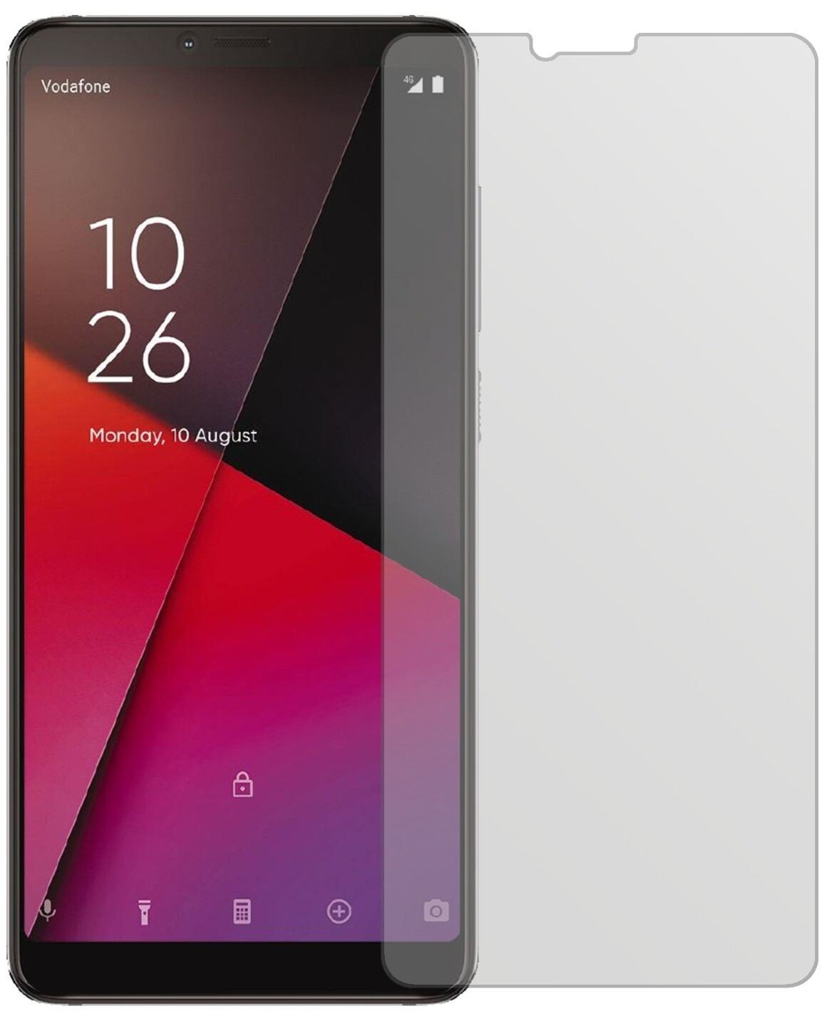 2x Schutzfolie matt für Vodafone Smart X9 Display- (2)