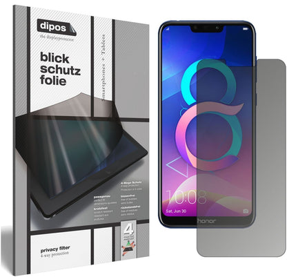 Blickschutzfolie für Honor 8C matt Schutzfolie Pri (2)