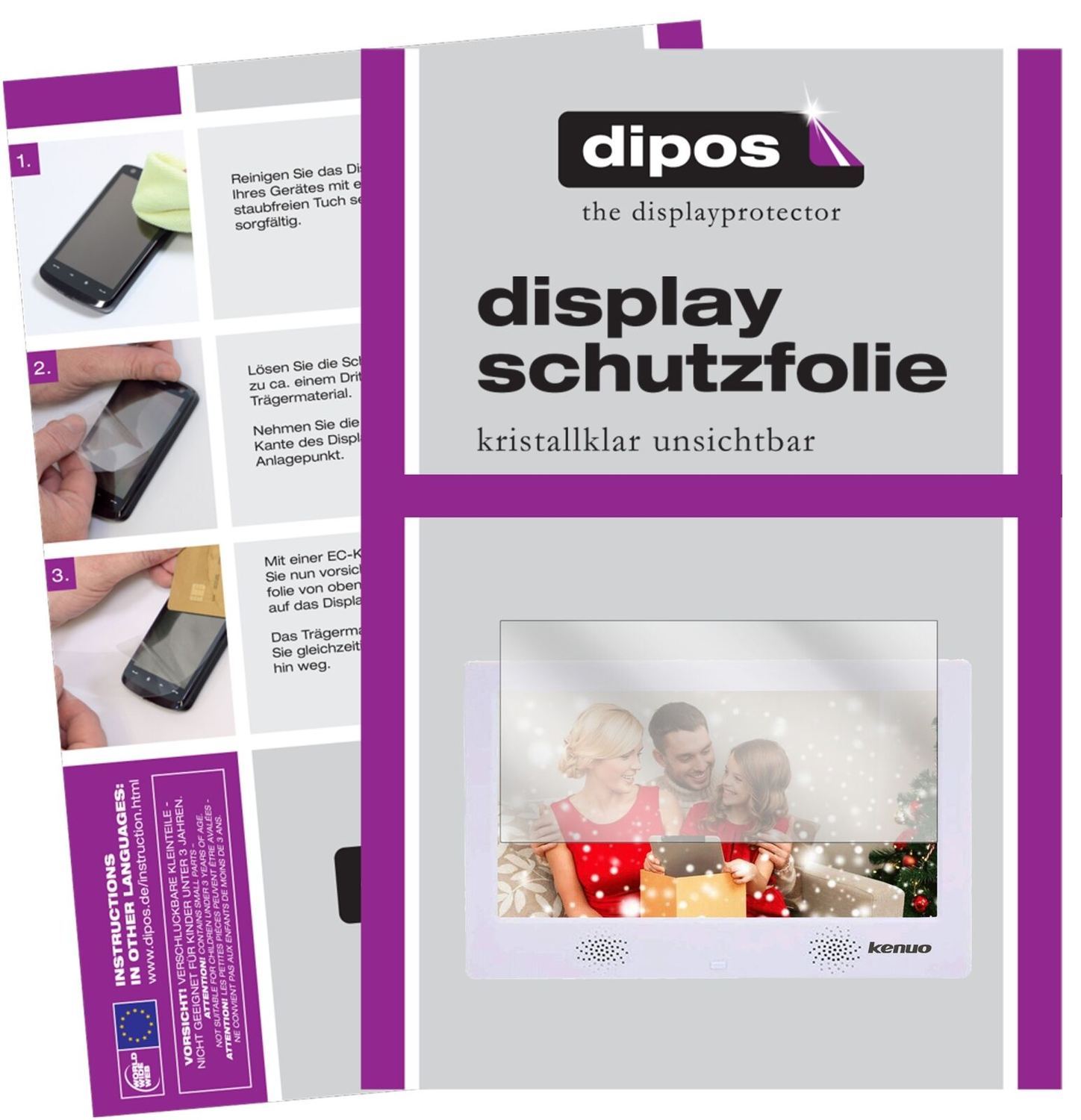 1x Schutzfolie klar für Kenuo 10.1 Zoll Display-Sc (2)