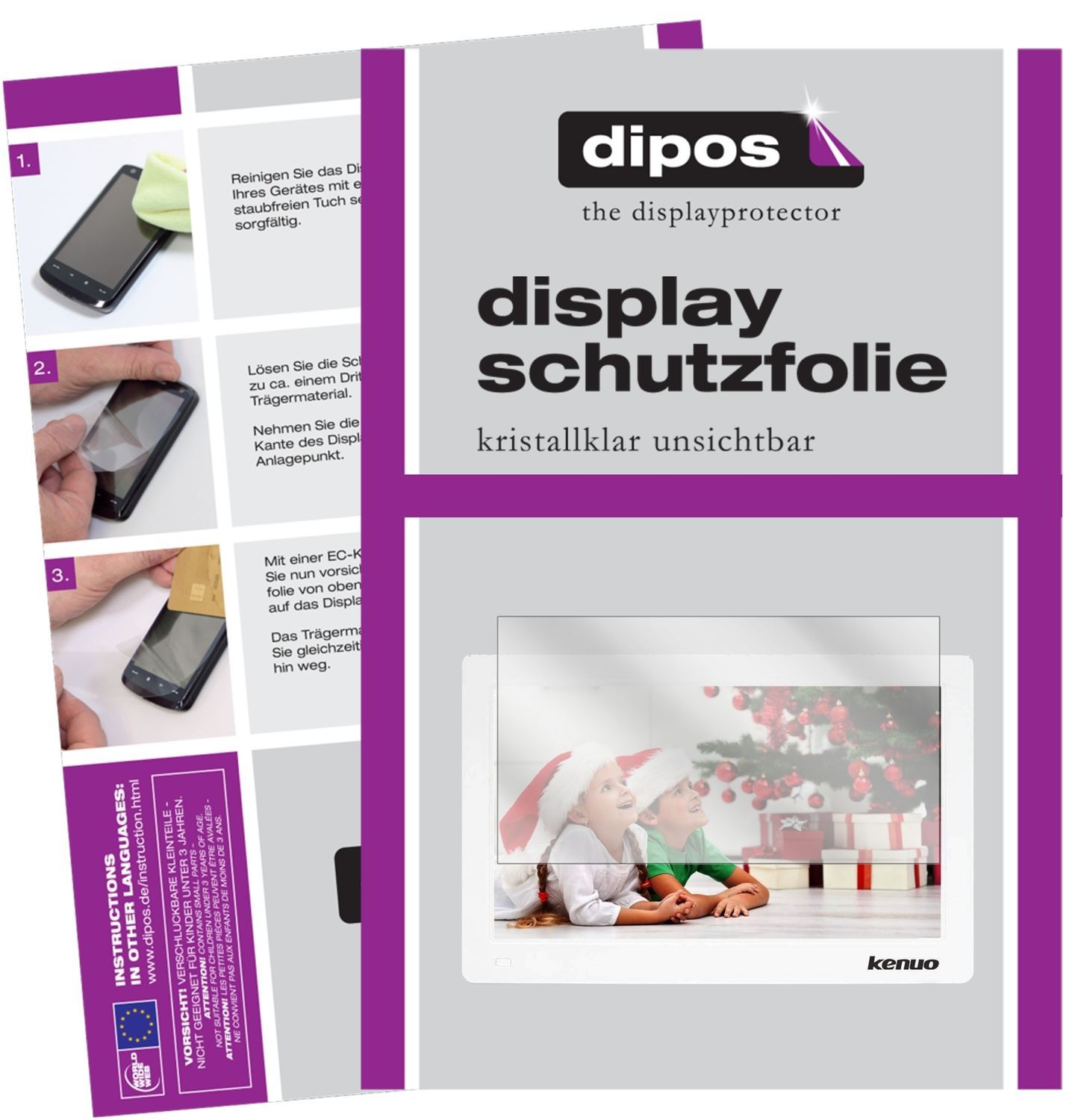 2x Schutzfolie klar für Kenuo 11.6 Zoll Display-Sc (1)