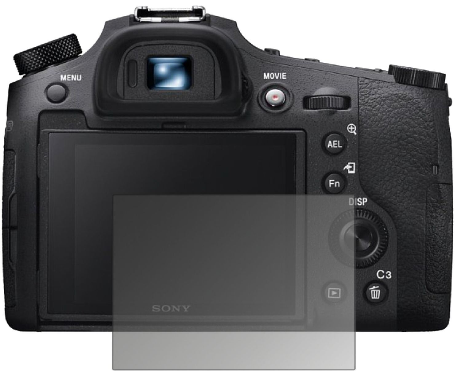 Blickschutzfolie für Sony DSC-RX10M4 matt Schutzfo (2)
