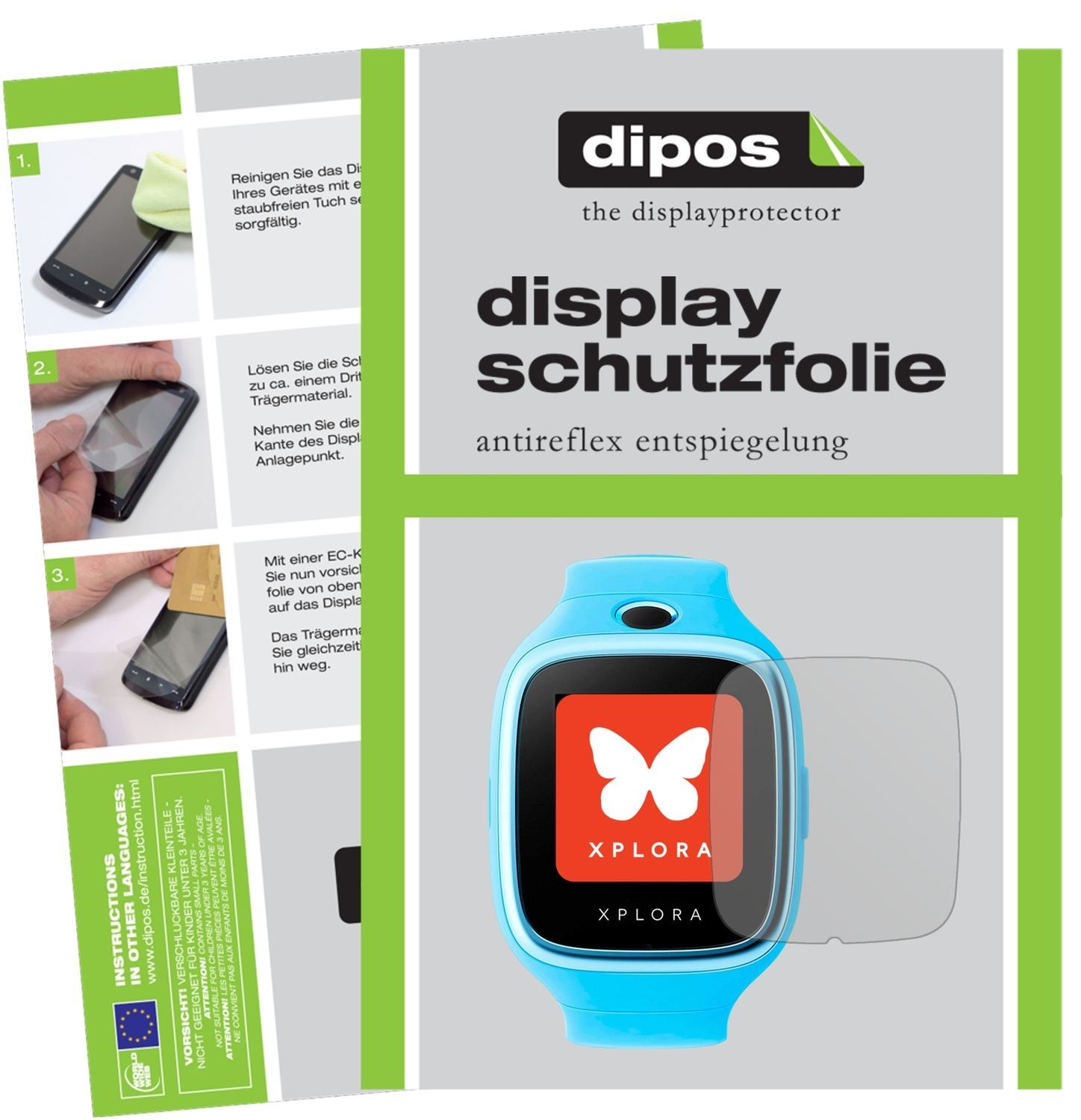 6x Schutzfolie matt für XPLORA 3S Display-Schutzfo (1)