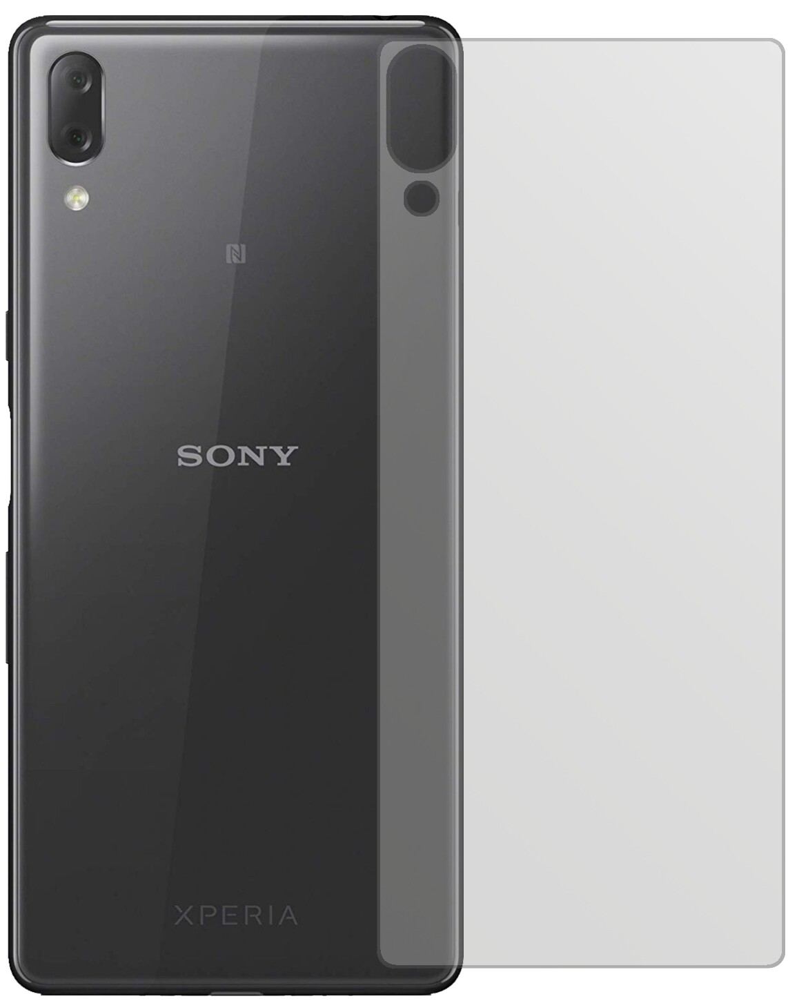 6x Schutzfolie matt für Sony Xperia L3 Rückseite D (2)