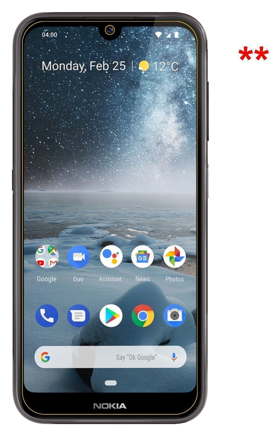Blickschutzfolie für Nokia 46057 matt Schutzfolie  (5)