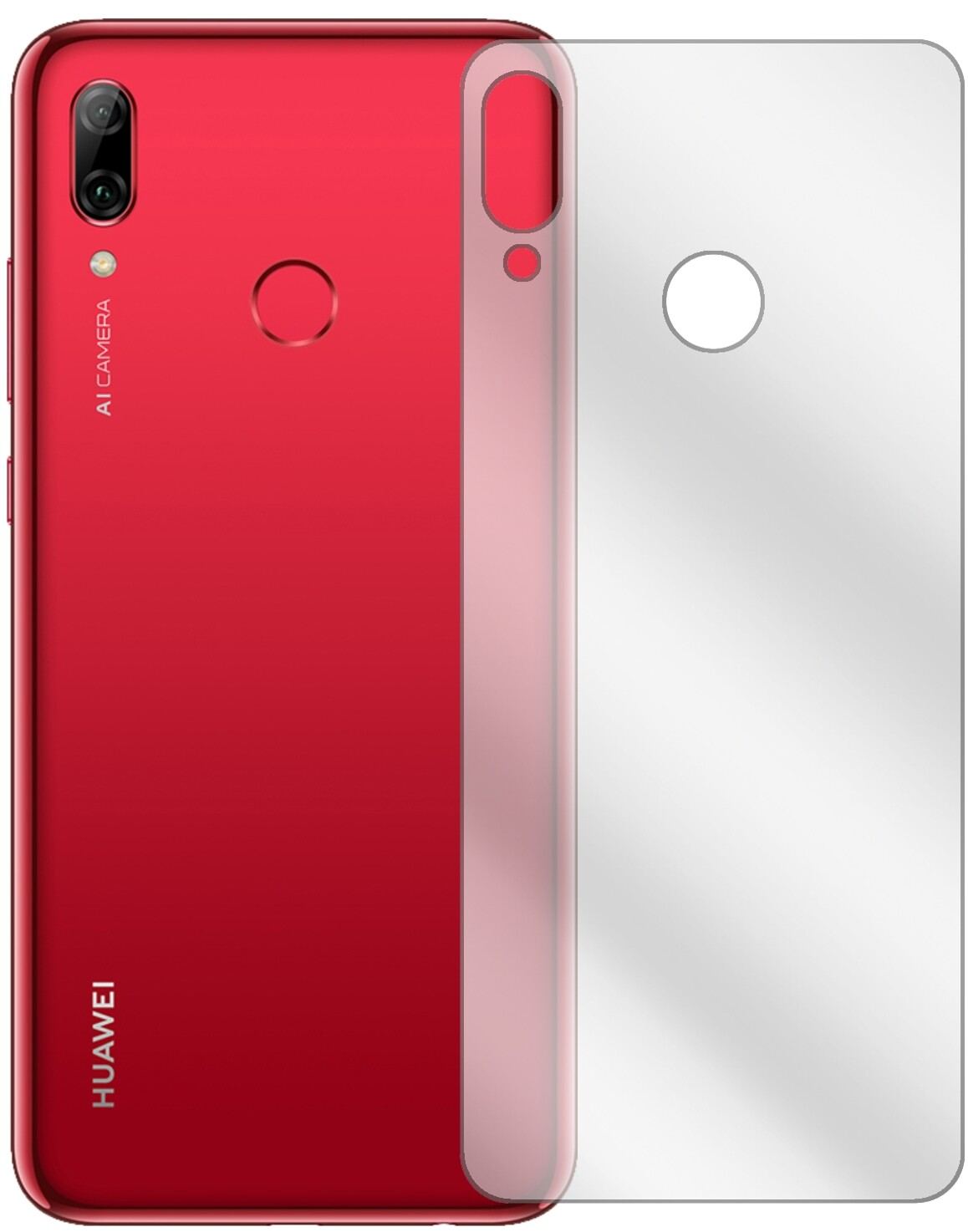 6x Schutzfolie klar für Huawei Nova Lite 3 Rücksei (2)