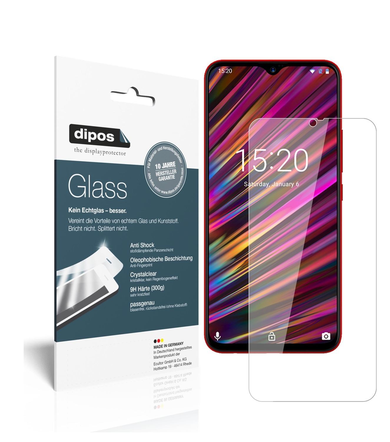 2x 9H Schutzfolie für Umidigi F1 Play Panzerfolie (1)