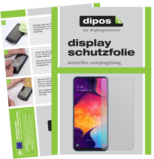 4x Schutzfolie matt für Samsung Galaxy A40 Display (1)