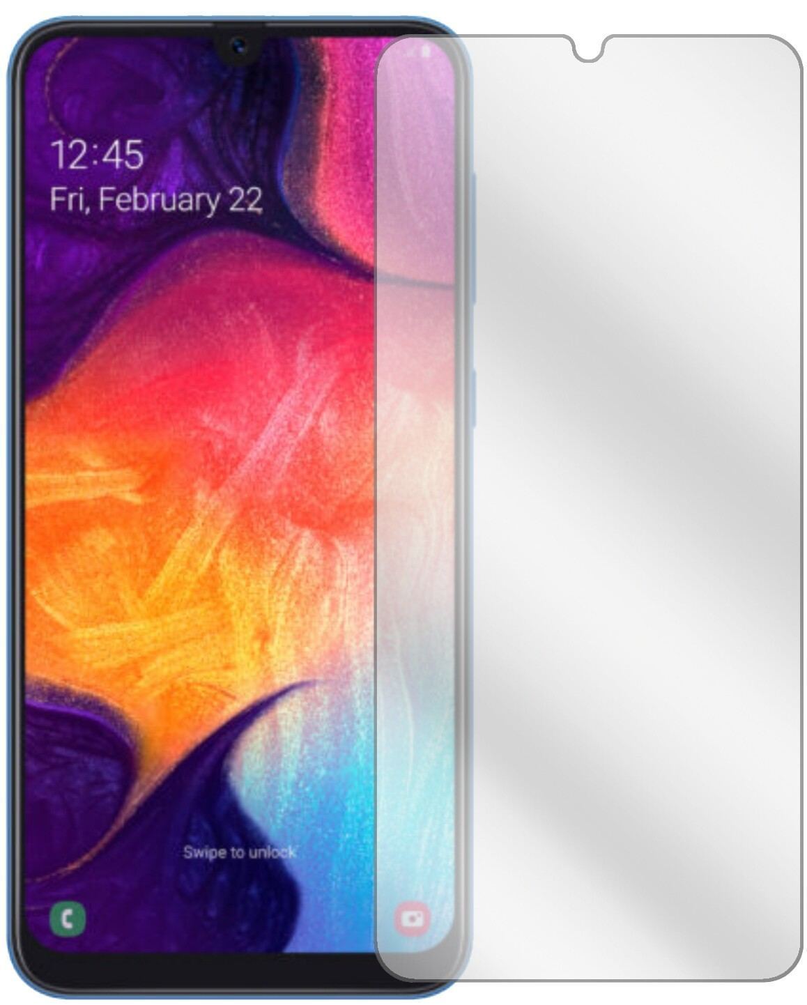 4x Schutzfolie klar für Samsung Galaxy A40 Display (2)