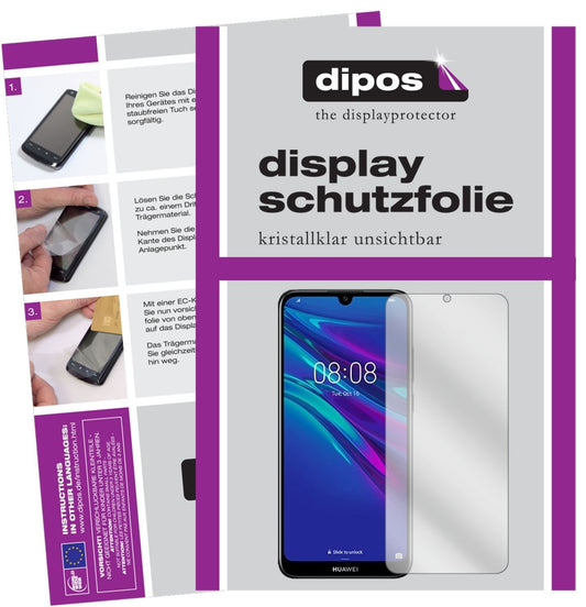 2x Schutzfolie klar für Huawei Y6 (2019) Display-S (1)