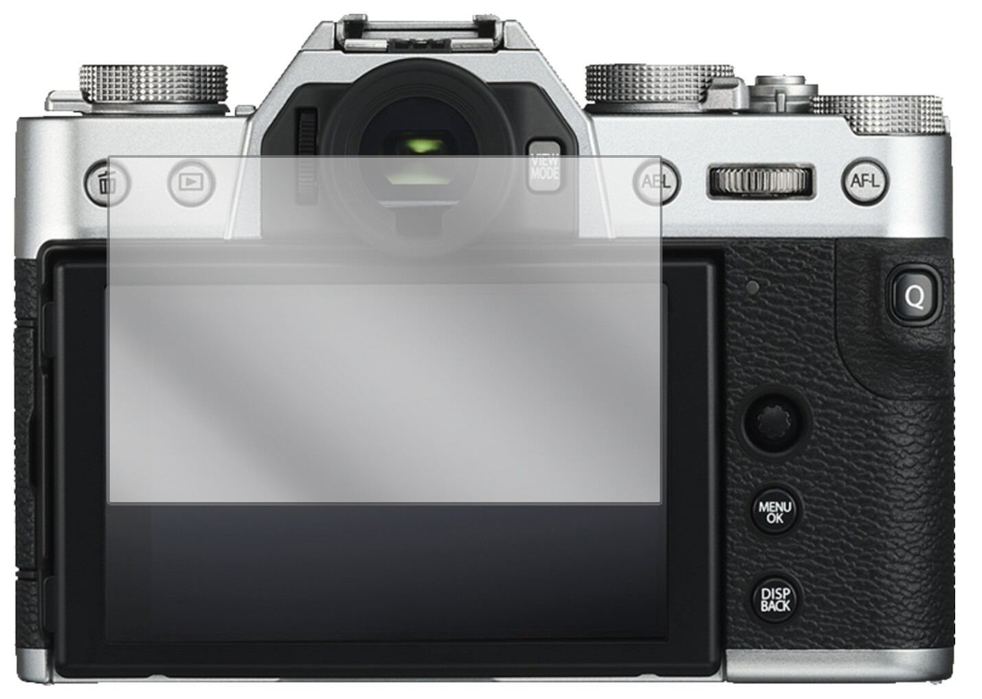 6x Schutzfolie klar für Fujifilm X-T30 Display-Sch (2)