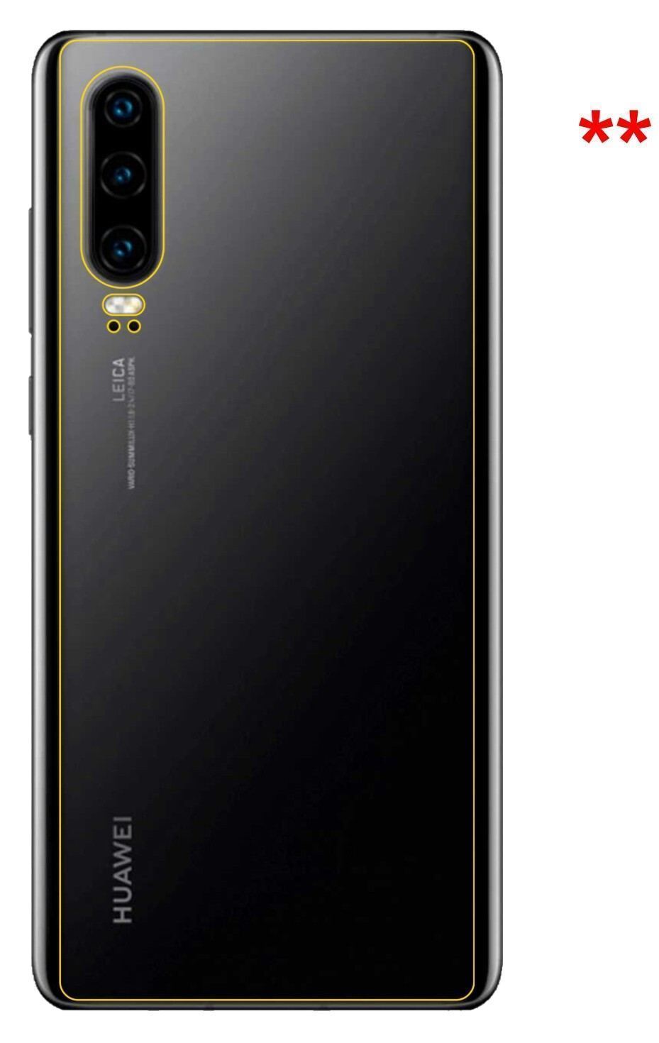 2x 9H Schutzfolie matt für Huawei P30 Rückseite Pa (3)