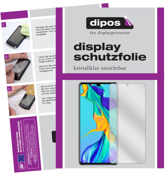 2x Schutzfolie klar für Huawei P30 Display-Schutzf (1)