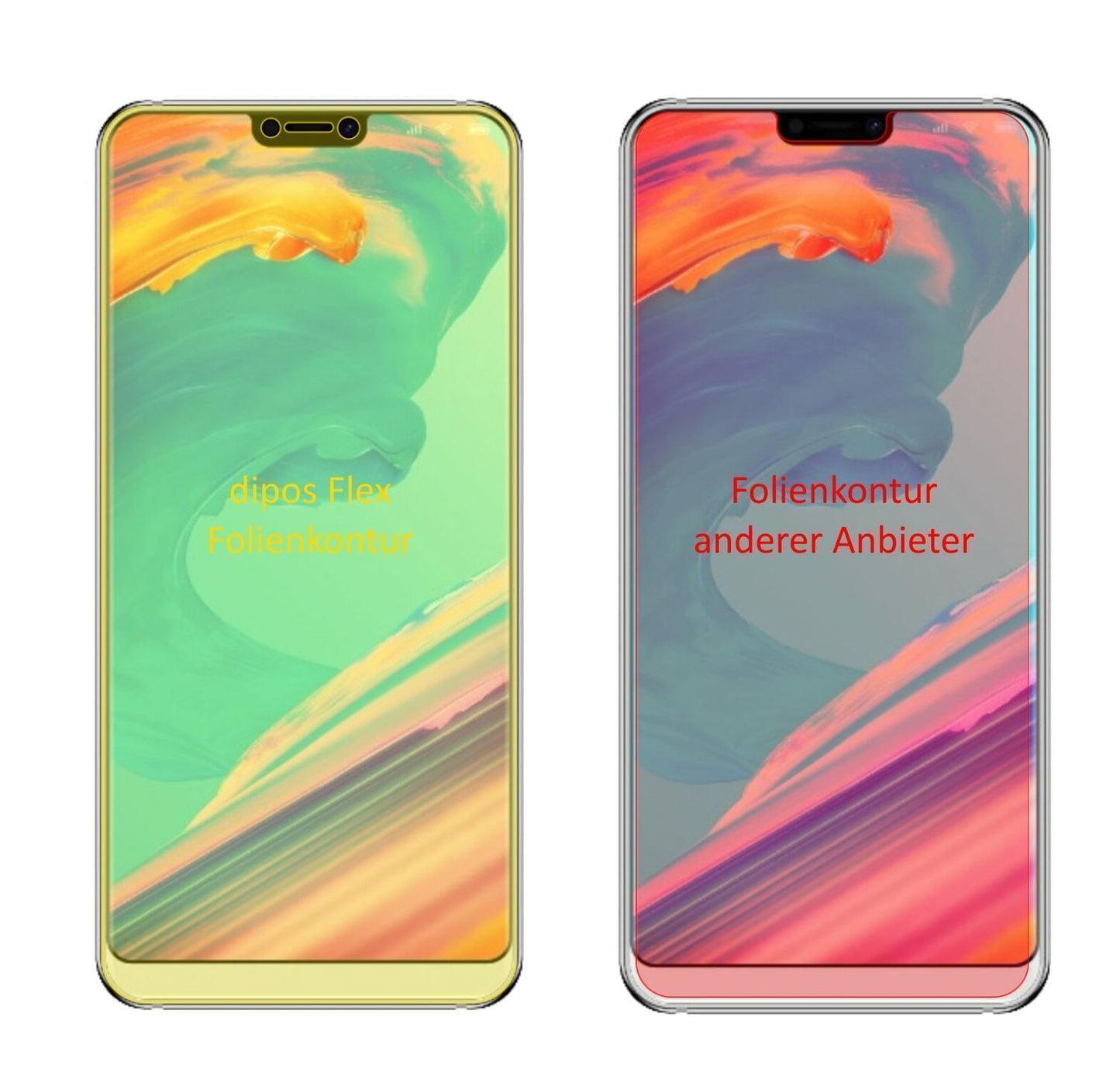 3x 3D Full Cover Schutzfolie für Ulefone T2 Pro (2)
