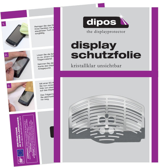 2x Schutzfolie klar für DeLonghi EAM 3500.N Silber (1)
