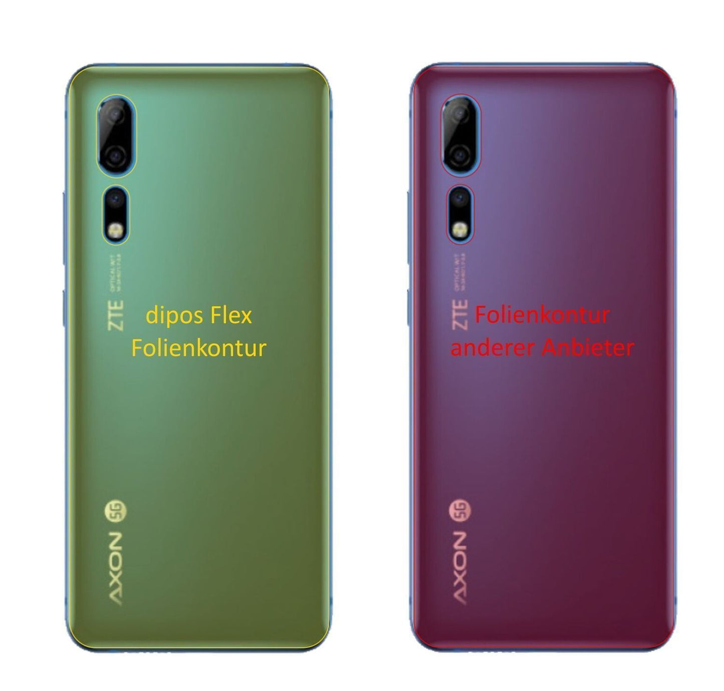 3x 3D Full Cover Schutzfolie für Axon 10 Pro Rücks (2)