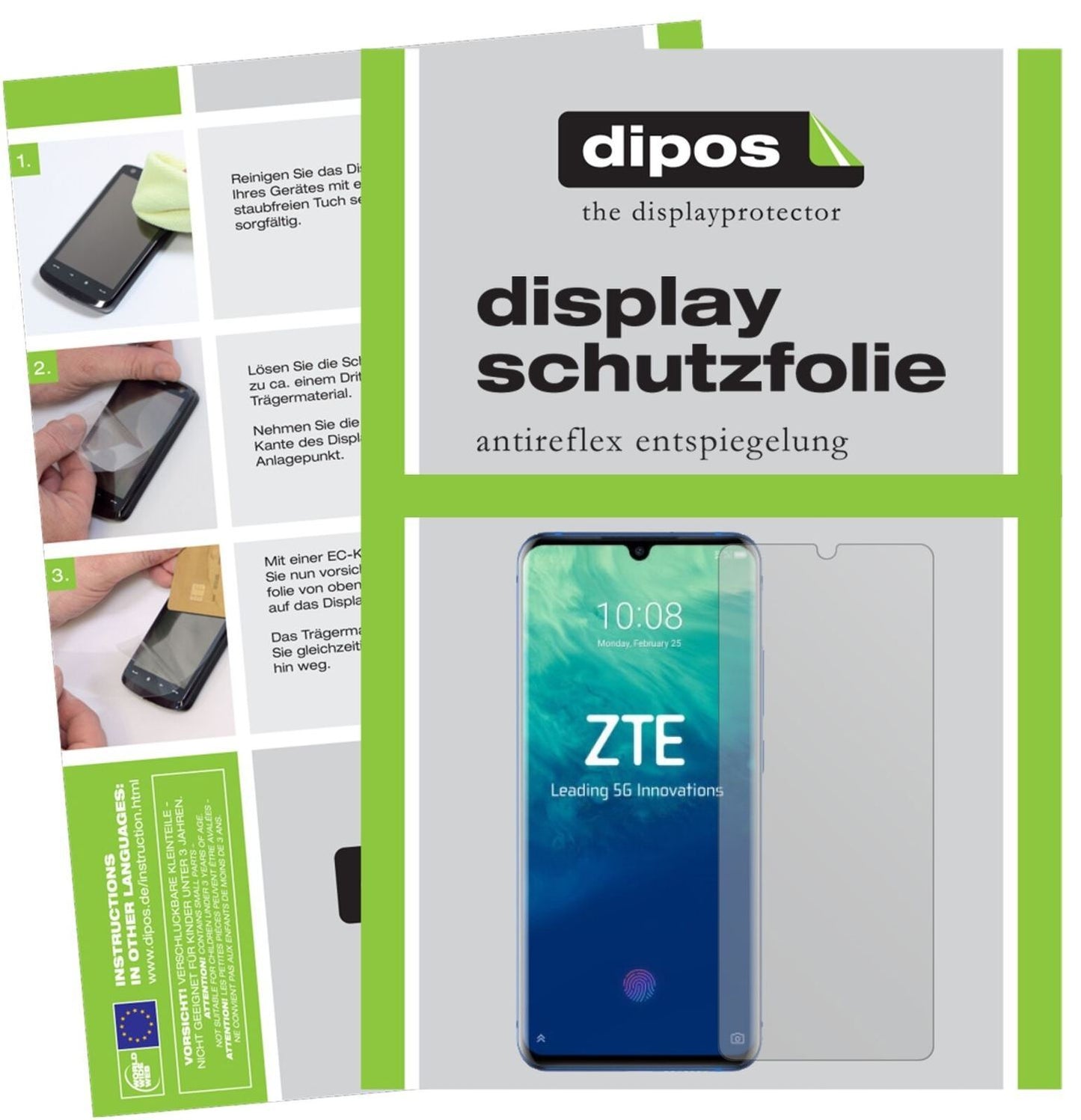 1x Schutzfolie matt für Axon 10 Pro Display-Schutz (2)