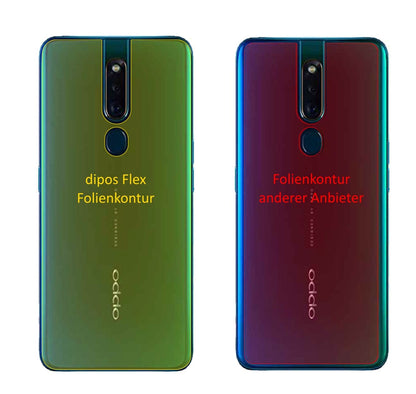 3x 3D Full Cover Schutzfolie für Oppo F11 Rückseit (2)