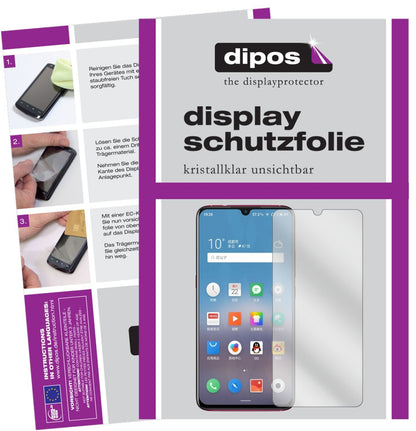 2x Schutzfolie klar für Meizu Note 9 Display-Schut (1)